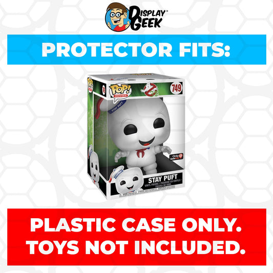 Pop Protector for 10 inch Stay Puft #749 Jumbo Funko Pop - PPG Pop Protector Guide Search Created by Display Geek