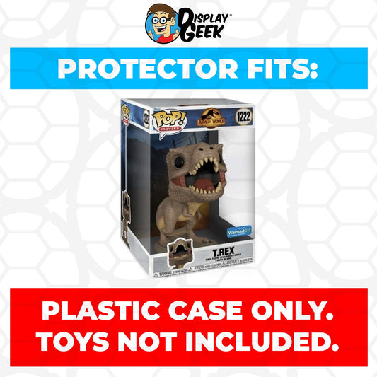 Pop Protector for 10 inch T.Rex Jurassic World #1222 Jumbo Funko Pop - PPG Pop Protector Guide Search Created by Display Geek