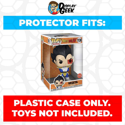 Pop Protector for 10 inch Vegeta #1138 Jumbo Funko Pop - PPG Pop Protector Guide Search Created by Display Geek