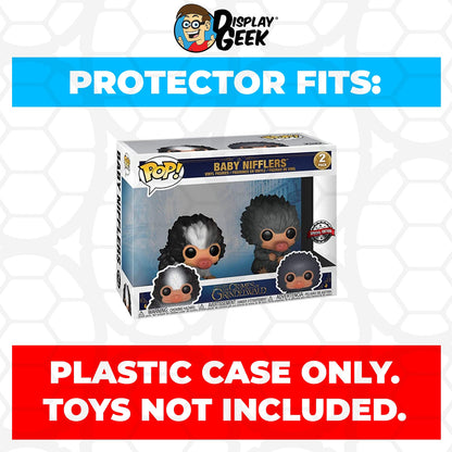 Pop Protector for 2 Pack Baby Nifflers Black & Gray Funko Pop - PPG Pop Protector Guide Search Created by Display Geek