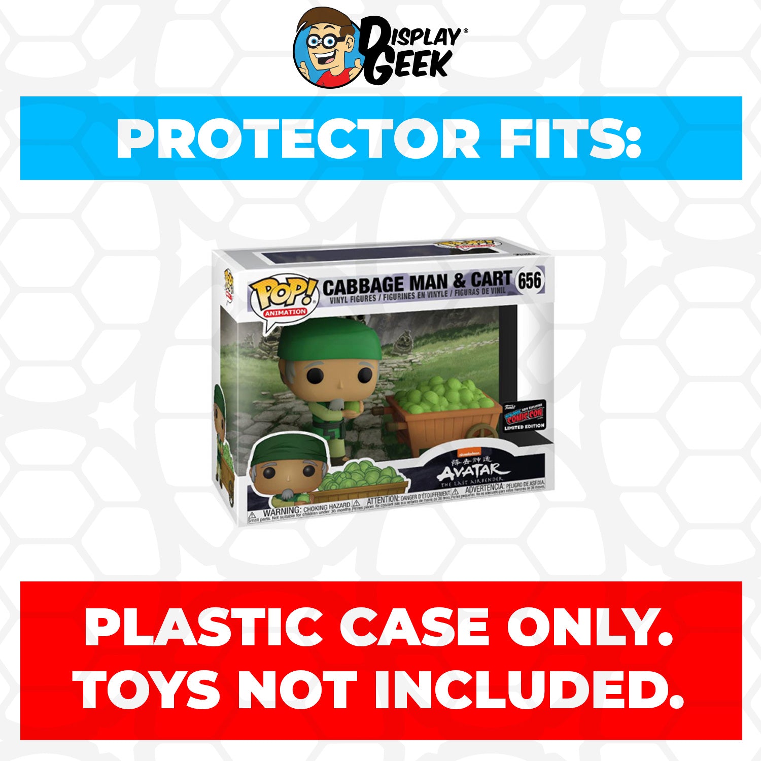 Pop Protector for 2 Pack Cabbage Man NYCC Funko Pop - PPG Pop Protector Guide Search Created by Display Geek