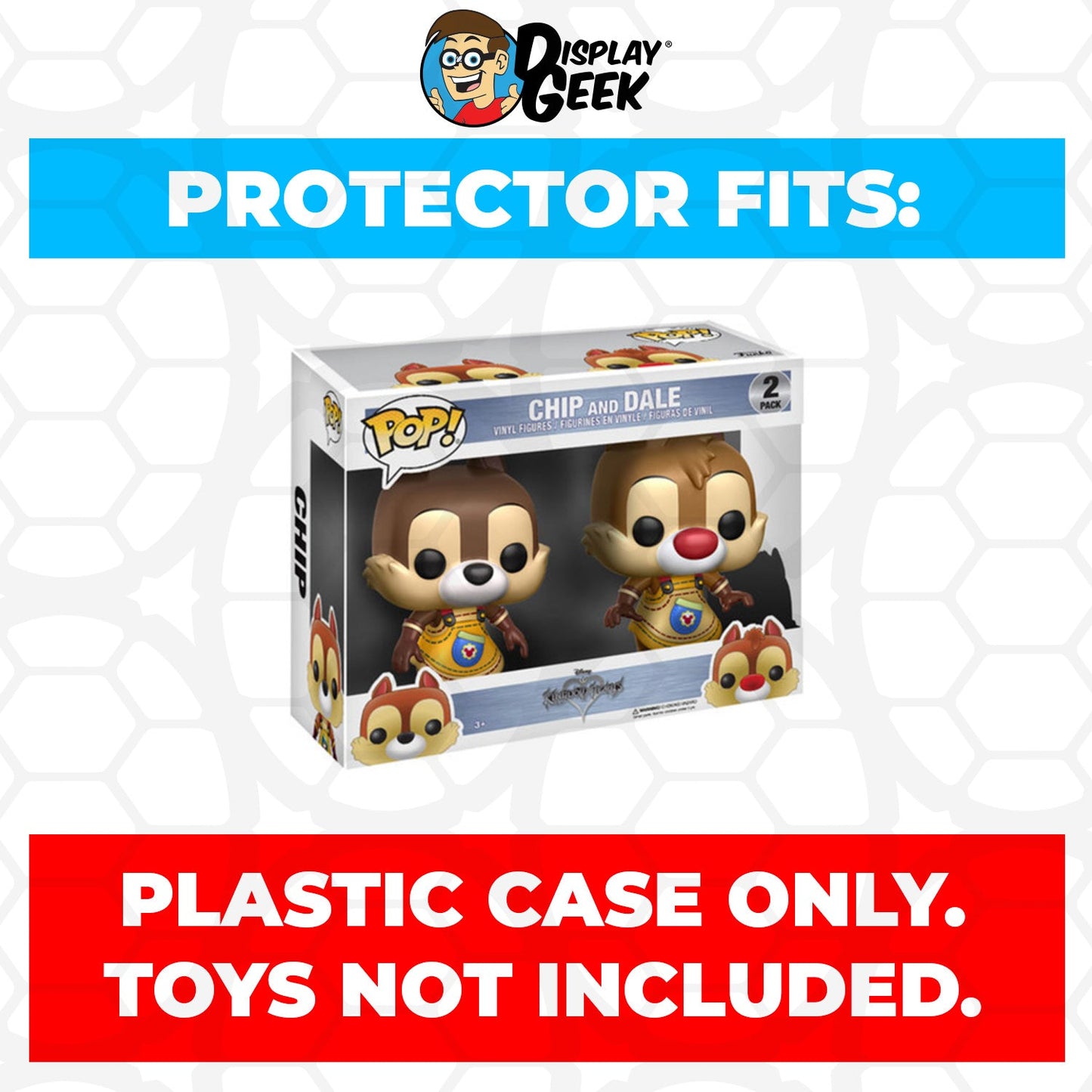 Pop Protector for 2 Pack Chip & Dale Funko Pop - PPG Pop Protector Guide Search Created by Display Geek