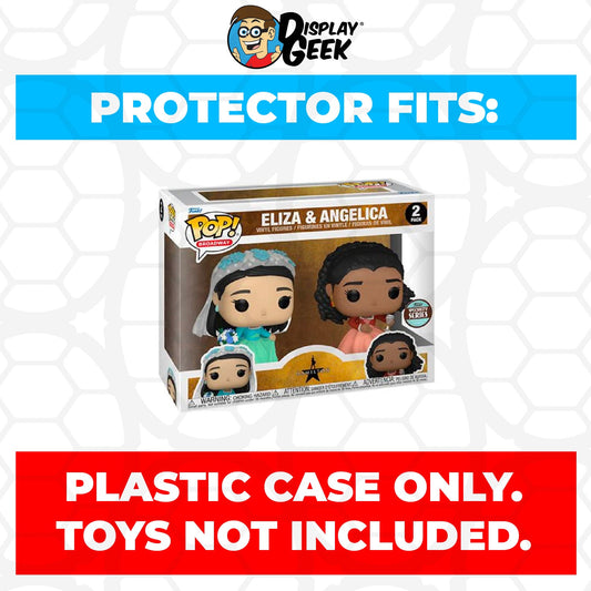 Pop Protector for 2 Pack Hamilton Eliza & Angelica Funko Pop - PPG Pop Protector Guide Search Created by Display Geek