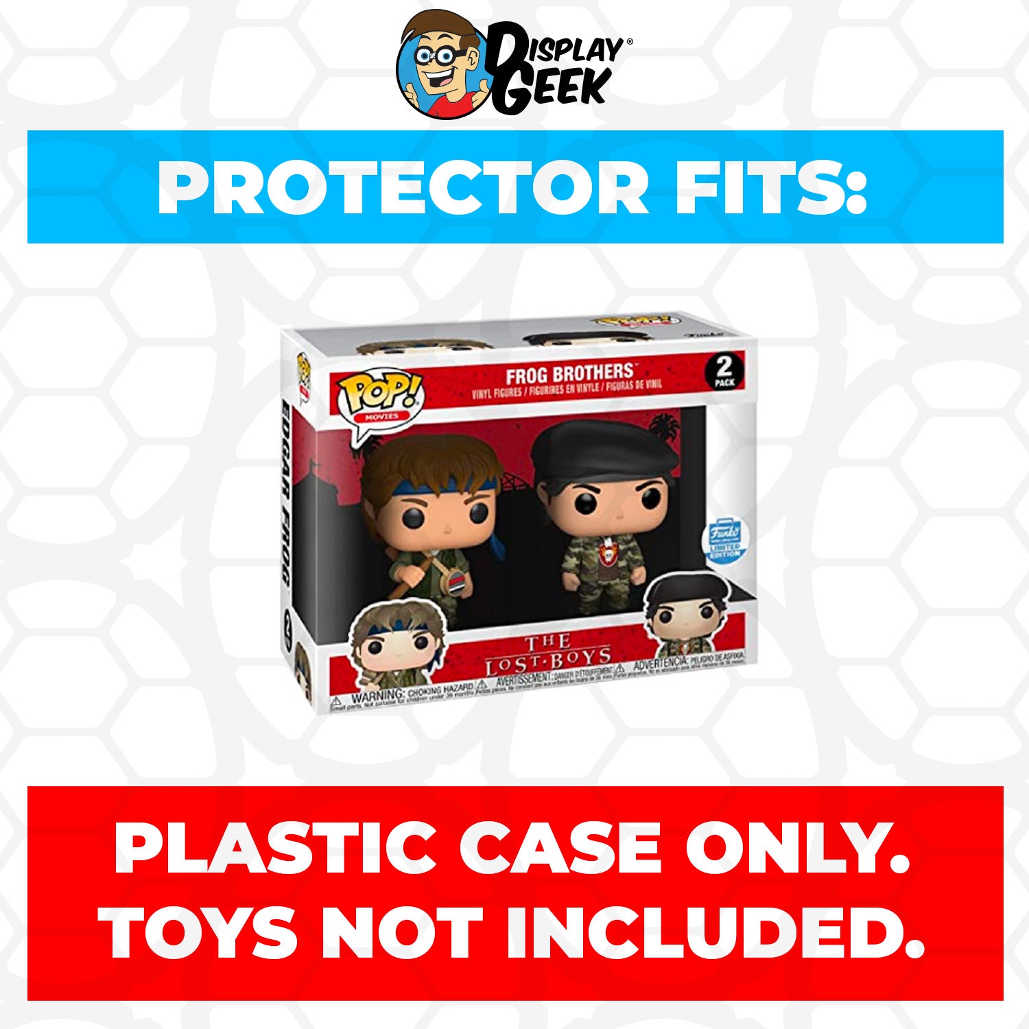 Pop Protector for 2 Pack Frog Brothers Funko Pop - PPG Pop Protector Guide Search Created by Display Geek