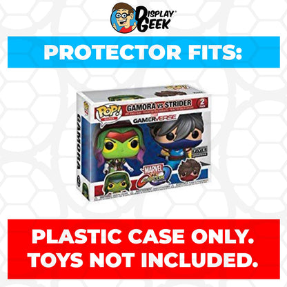 Pop Protector for 2 Pack Gamora vs Strider Player 2 Funko Pop - PPG Pop Protector Guide Search Created by Display Geek