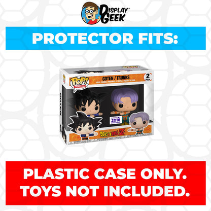 Pop Protector for 2 Pack Goten & Trunks Funko Pop - PPG Pop Protector Guide Search Created by Display Geek