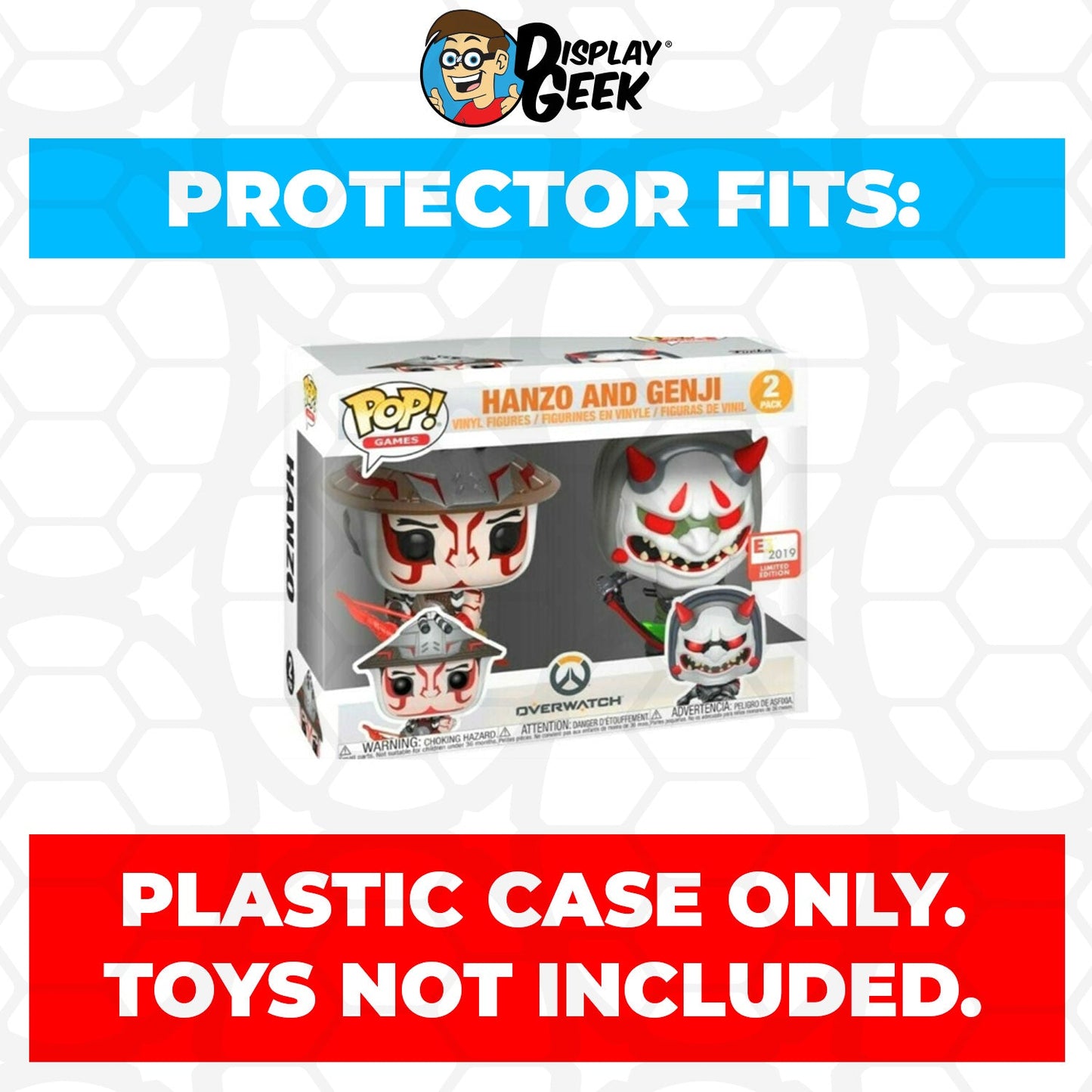 Pop Protector for 2 Pack Hanzo and Genji E3 Funko Pop - PPG Pop Protector Guide Search Created by Display Geek