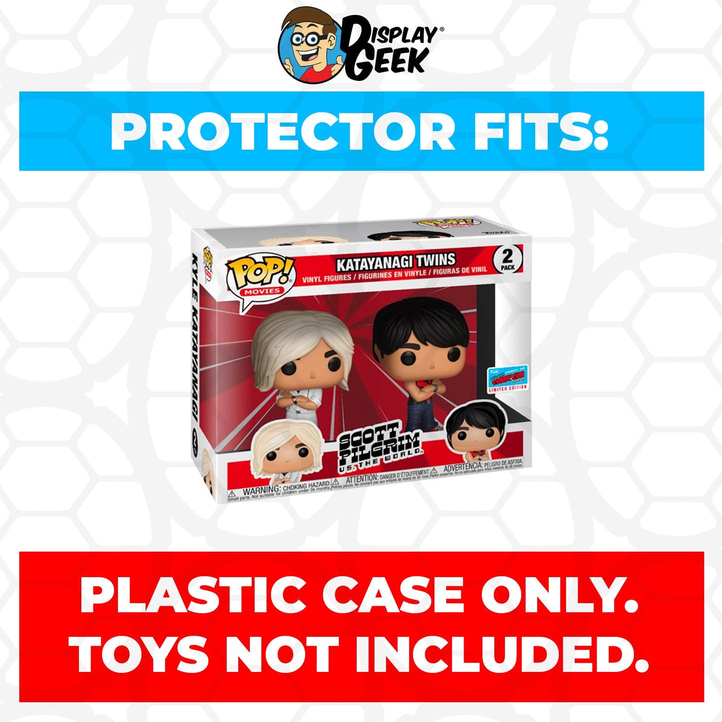 Pop Protector for 2 Pack Katayanagi Twins NYCC Funko Pop - PPG Pop Protector Guide Search Created by Display Geek