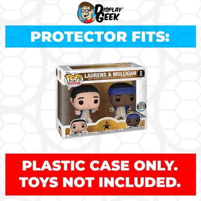 Pop Protector for 2 Pack Hamilton Laurens & Mulligan Funko Pop - PPG Pop Protector Guide Search Created by Display Geek