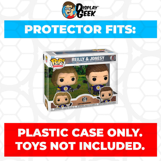 Pop Protector for 2 Pack Letterkenny Reilly & Jonesy Funko Pop - PPG Pop Protector Guide Search Created by Display Geek