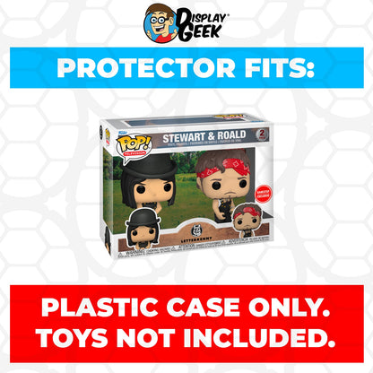 Pop Protector for 2 Pack Letterkenny Stewart & Roald Funko Pop - PPG Pop Protector Guide Search Created by Display Geek