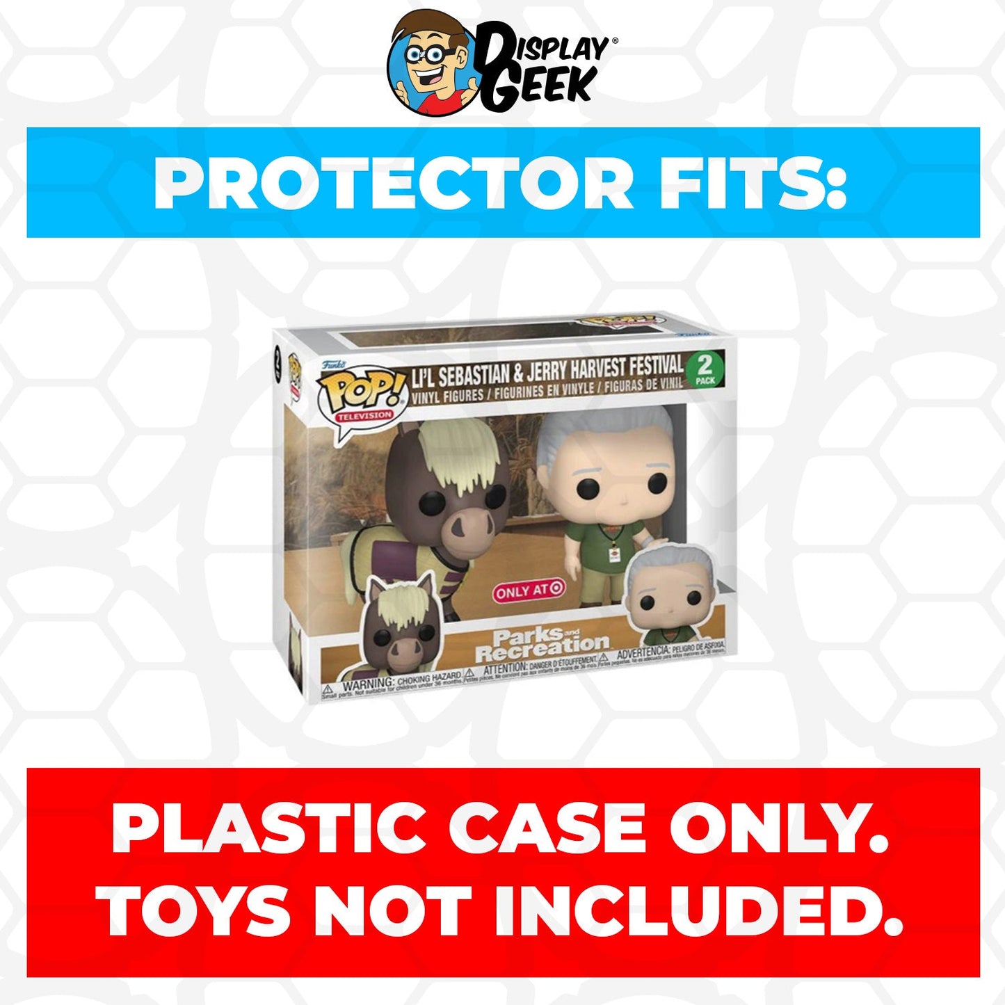 Pop Protector for 2 Pack Li'l Sebastian and Jerry Harvest Festival Funko Pop - PPG Pop Protector Guide Search Created by Display Geek