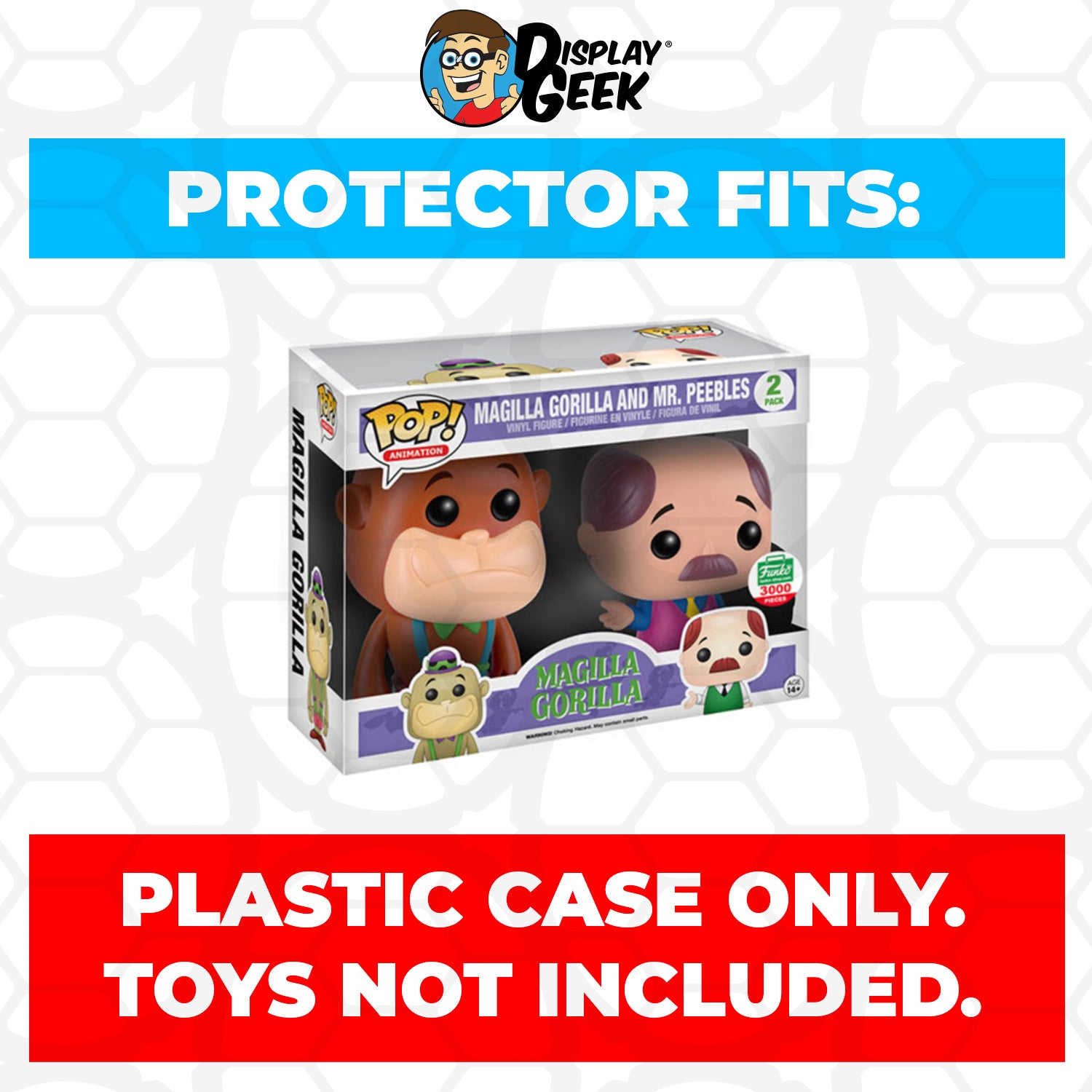 Pop Protector for 2 Pack Magilla Gorilla & Mr. Peebles Funko Pop - PPG Pop Protector Guide Search Created by Display Geek