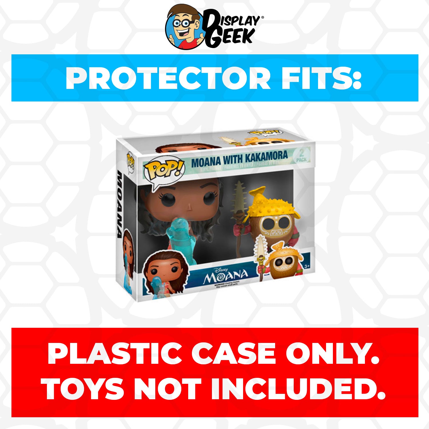 Pop Protector for 2 Pack Moana with Kakamora Funko Pop - PPG Pop Protector Guide Search Created by Display Geek