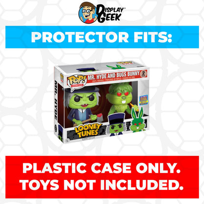 Pop Protector for 2 Pack Mr. Hyde & Bugs Bunny SDCC Funko Pop - PPG Pop Protector Guide Search Created by Display Geek