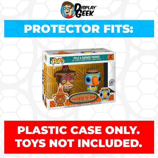 Pop Protector for 2 Pack Pele & Barker Parrot Funko Pop - PPG Pop Protector Guide Search Created by Display Geek