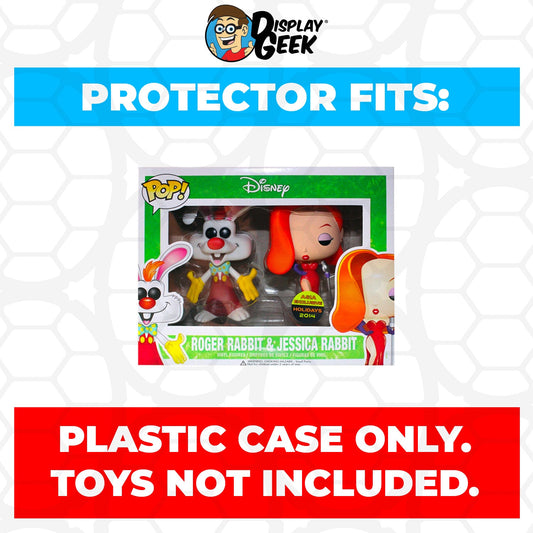 Pop Protector for 2 Pack Roger Rabbit & Jessica Rabbit Funko Pop - PPG Pop Protector Guide Search Created by Display Geek