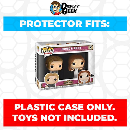 Pop Protector for 2 Pack Romeo & Juliet Funko Pop - PPG Pop Protector Guide Search Created by Display Geek