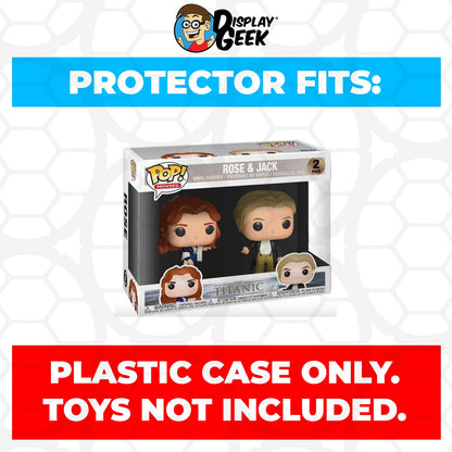 Pop Protector for 2 Pack Rose & Jack Funko Pop - PPG Pop Protector Guide Search Created by Display Geek