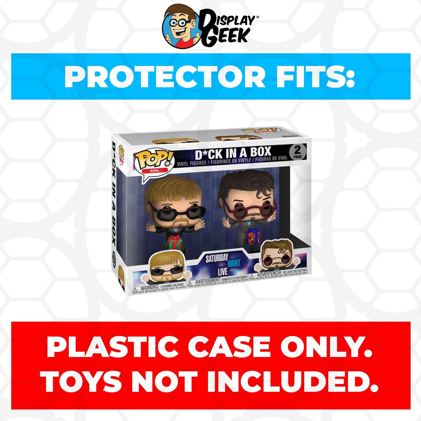 Pop Protector for 2 Pack SNL Dick in a Box Funko Pop - PPG Pop Protector Guide Search Created by Display Geek