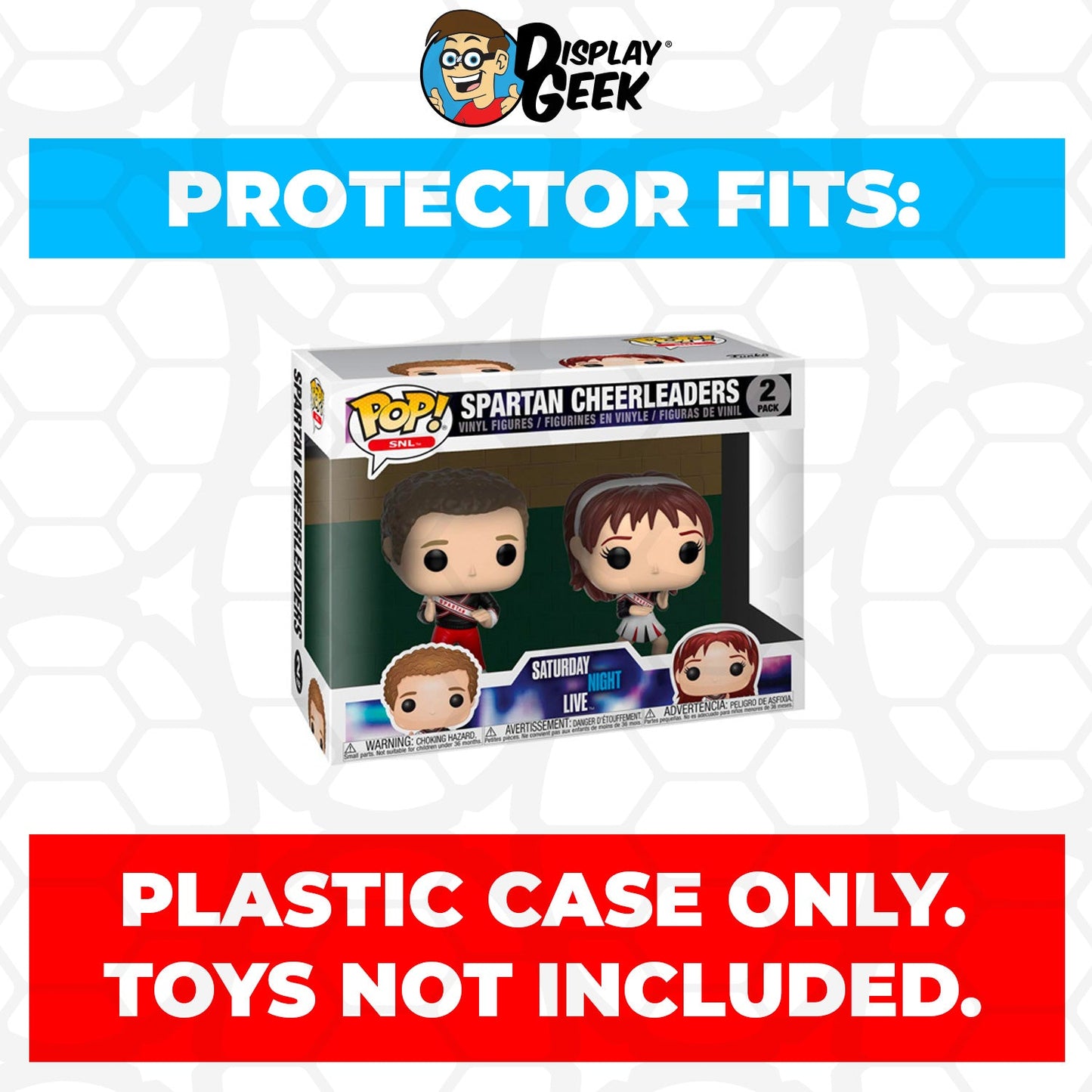 Pop Protector for 2 Pack SNL Spartan Cheerleaders Funko Pop - PPG Pop Protector Guide Search Created by Display Geek