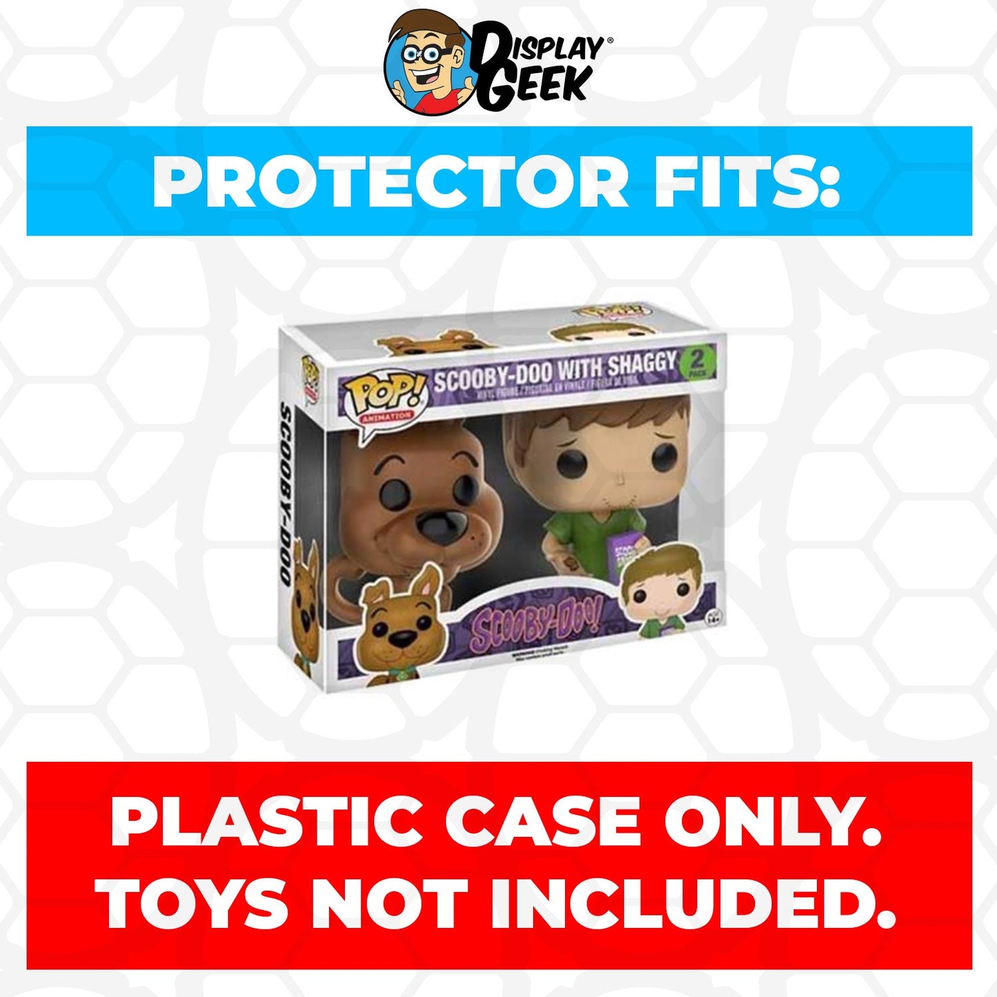 Pop Protector for 2 Pack Scooby-Doo with Shaggy Funko Pop - PPG Pop Protector Guide Search Created by Display Geek