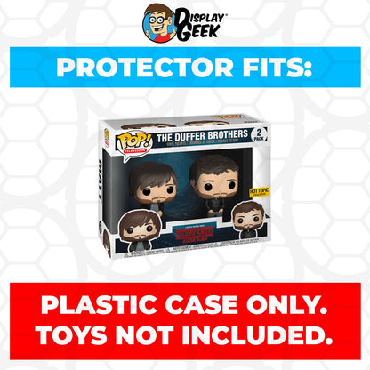 Pop Protector for 2 Pack The Duffer Brothers Funko Pop - PPG Pop Protector Guide Search Created by Display Geek