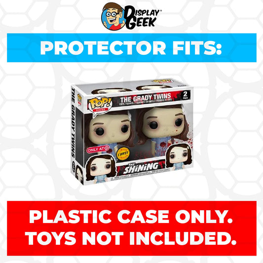 Pop Protector for 2 Pack The Grady Twins Bloody Chase Funko Pop - PPG Pop Protector Guide Search Created by Display Geek