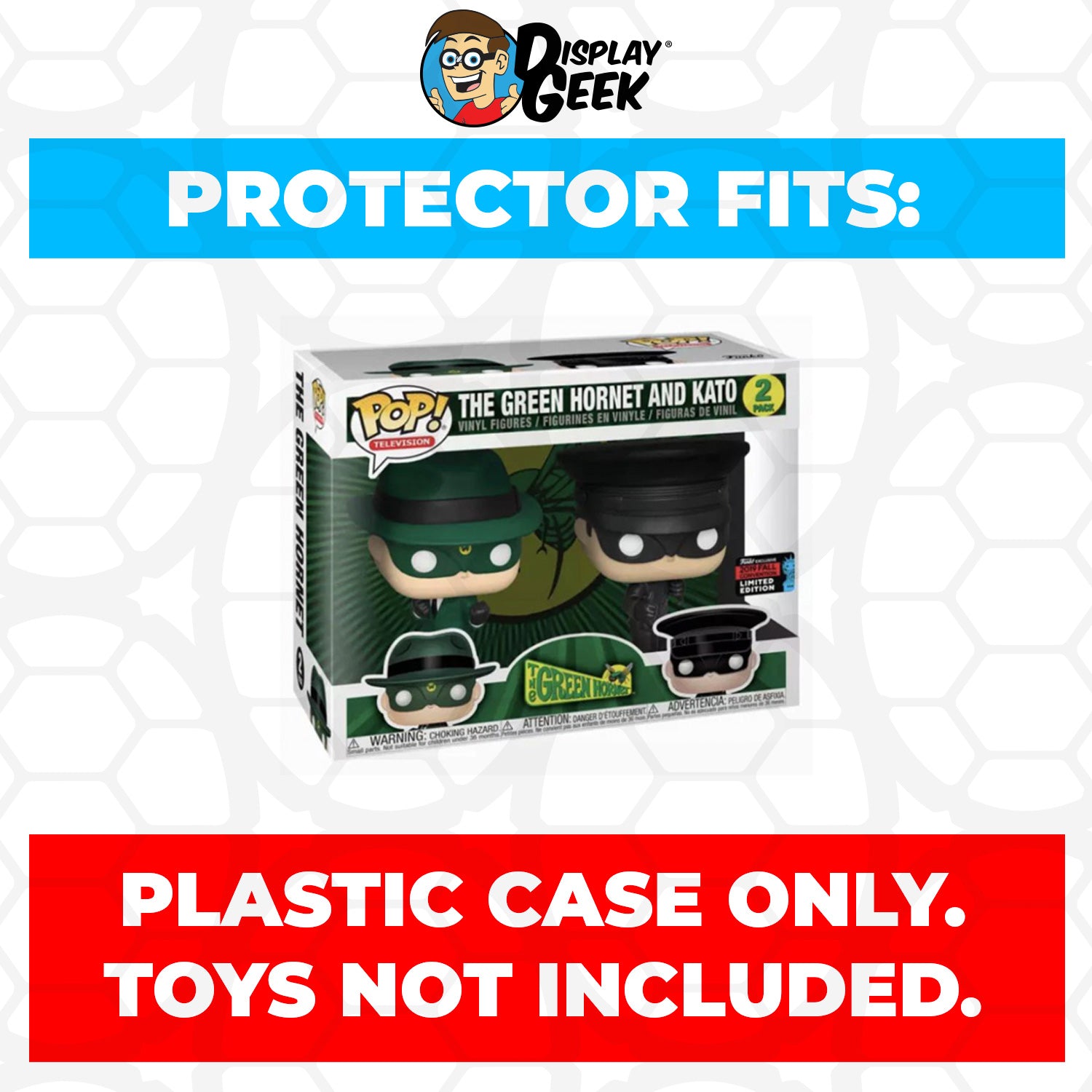 Pop Protector for 2 Pack The Green Hornet & Kato NYCC Funko Pop - PPG Pop Protector Guide Search Created by Display Geek