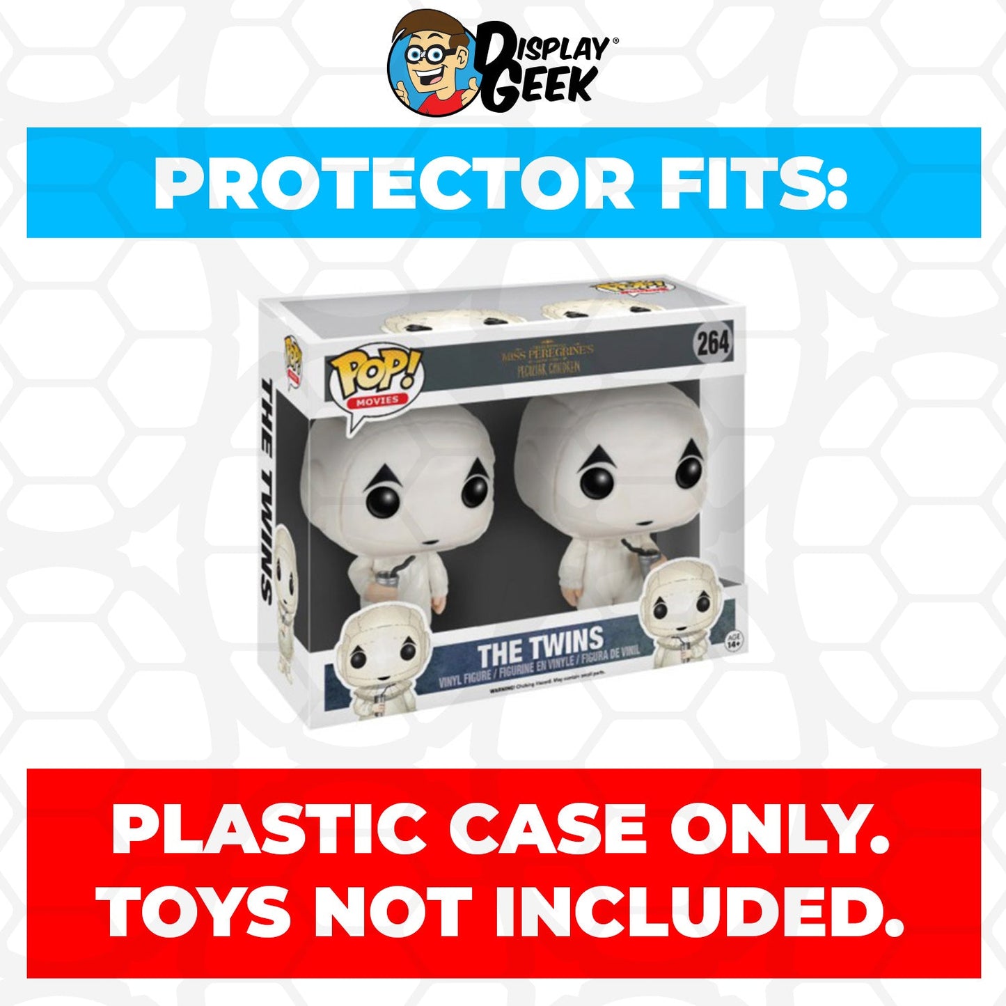 Pop Protector for 2 Pack The Twins #264 Funko Pop - PPG Pop Protector Guide Search Created by Display Geek