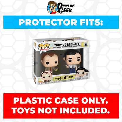 Pop Protector for 2 Pack Toby vs Michael Funko Pop - PPG Pop Protector Guide Search Created by Display Geek