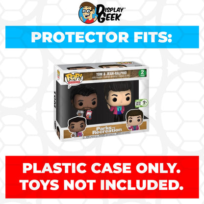 Pop Protector for 2 Pack Tom & Jean-Ralphio ECCC Funko Pop - PPG Pop Protector Guide Search Created by Display Geek