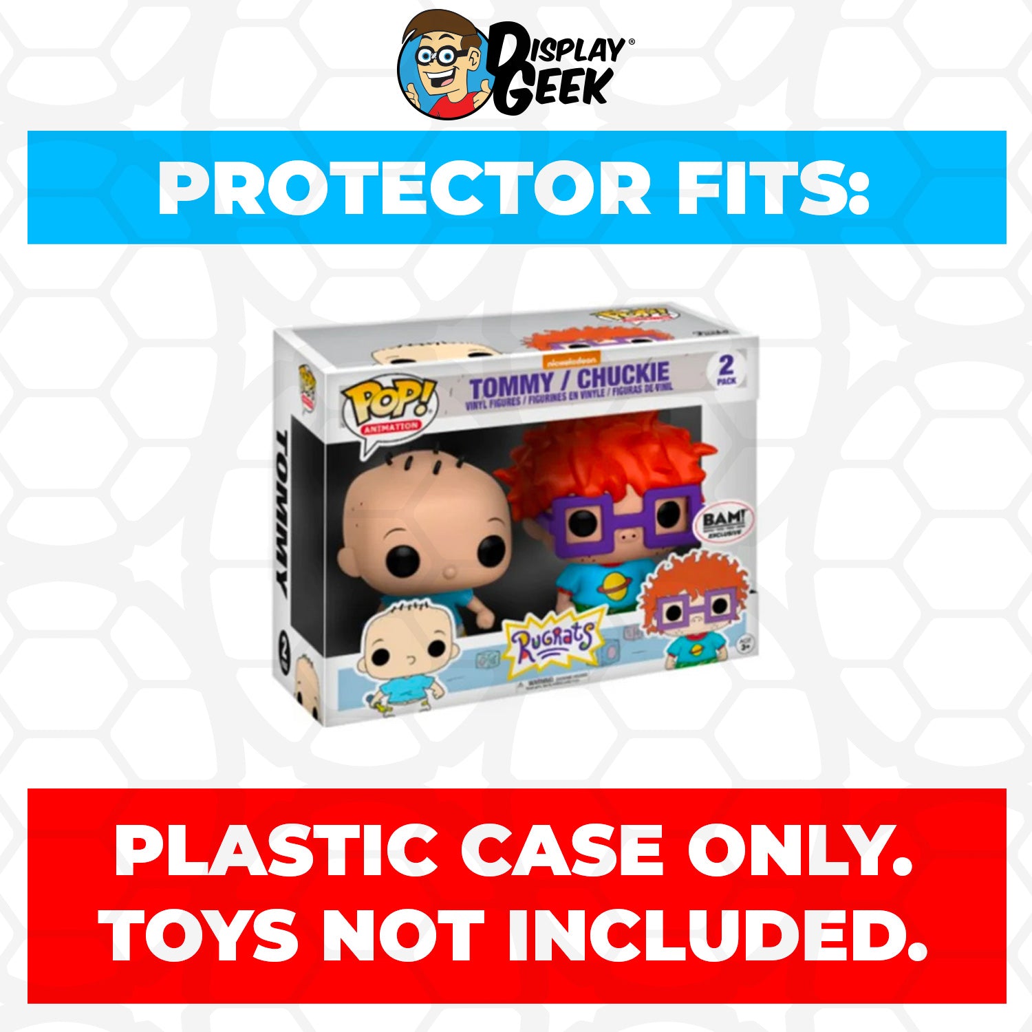 Pop Protector for 2 Pack Tommy & Chuckie Funko Pop - PPG Pop Protector Guide Search Created by Display Geek