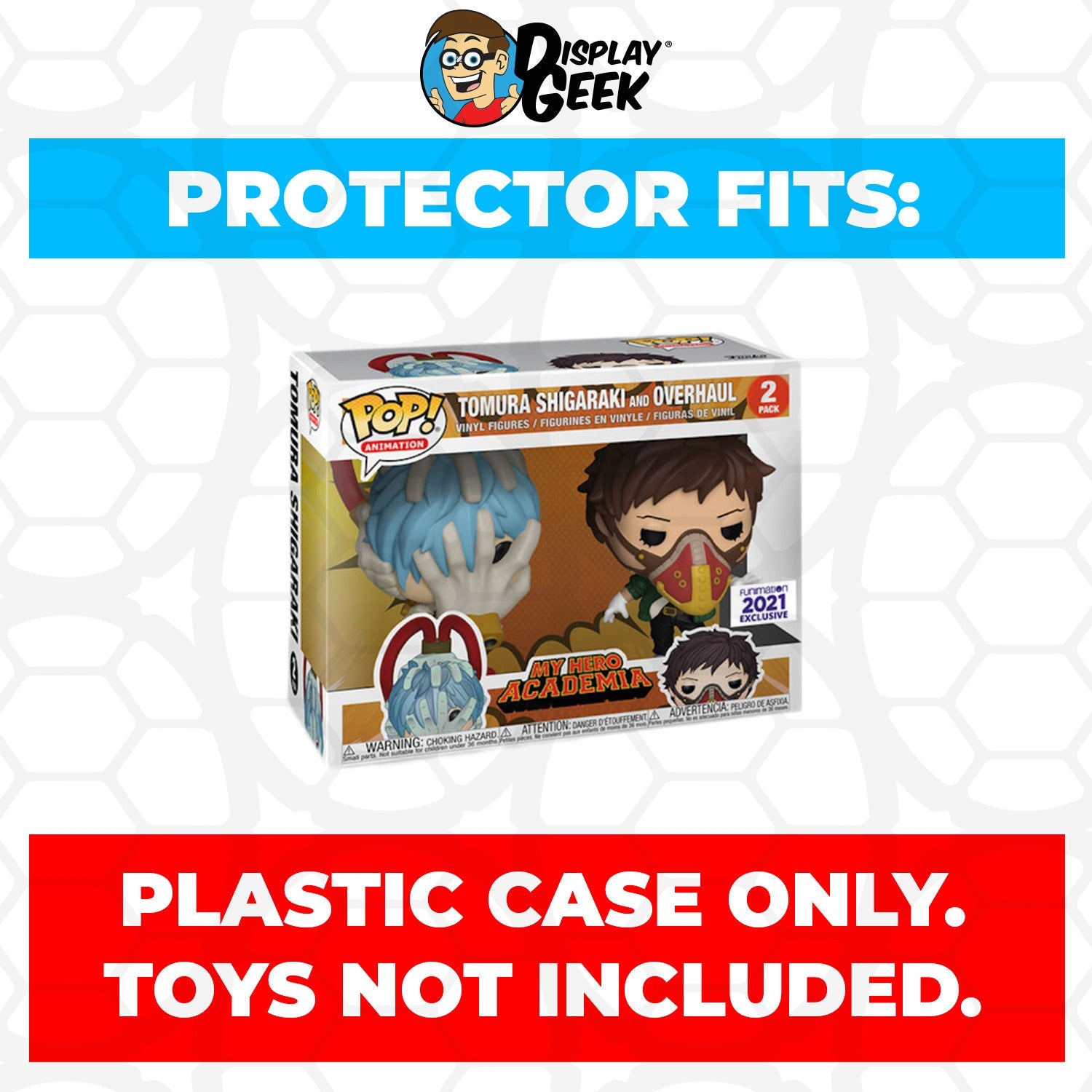 Pop Protector for 2 Pack Tomura Shigaraki and Overhaul Funko Pop - PPG Pop Protector Guide Search Created by Display Geek