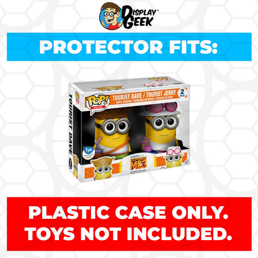 Pop Protector for 2 Pack Tourist Dave & Tourist Jerry Funko Pop - PPG Pop Protector Guide Search Created by Display Geek