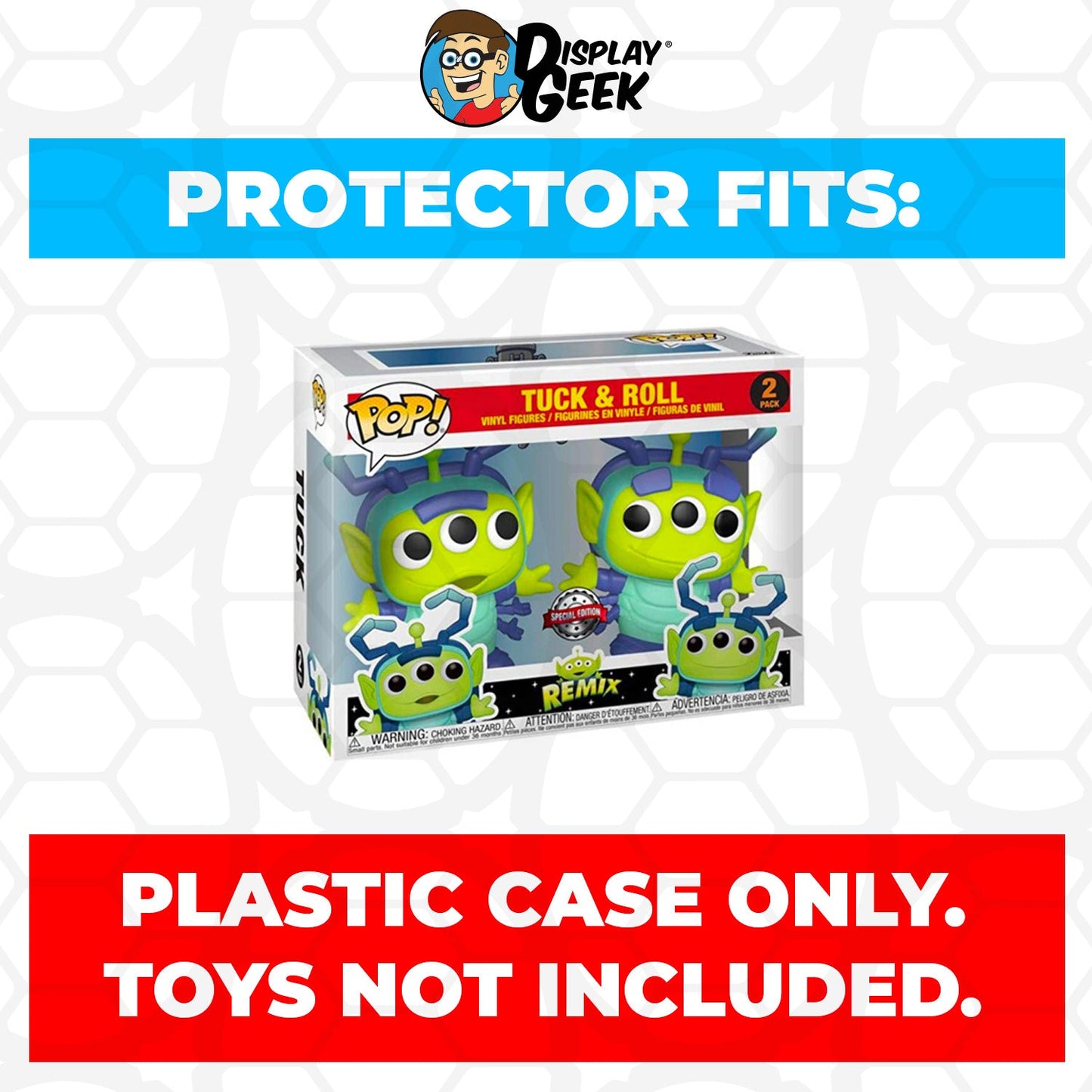 Pop Protector for 2 Pack Tuck & Roll Funko Pop - PPG Pop Protector Guide Search Created by Display Geek