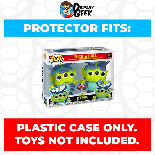 Pop Protector for 2 Pack Tuck & Roll Funko Pop - PPG Pop Protector Guide Search Created by Display Geek