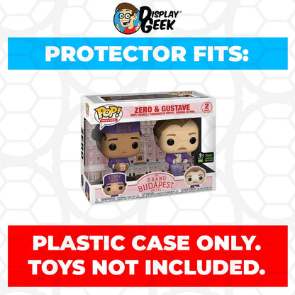 Pop Protector for 2 Pack Zero & Gustave ECCC Funko Pop - PPG Pop Protector Guide Search Created by Display Geek