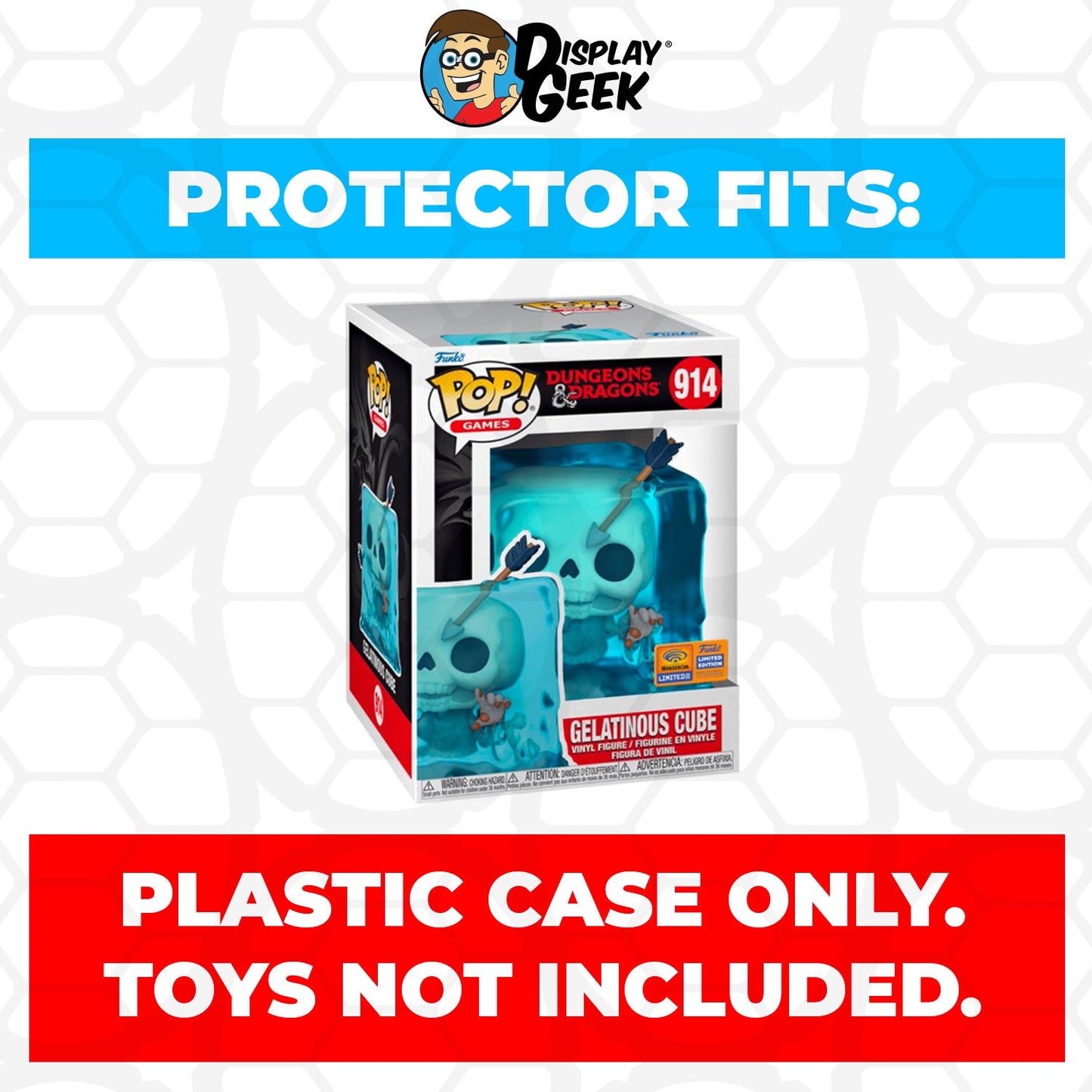 Pop Protector for Gelatinous Cube Blue WonderCon #914 Funko Pop - PPG Pop Protector Guide Search Created by Display Geek