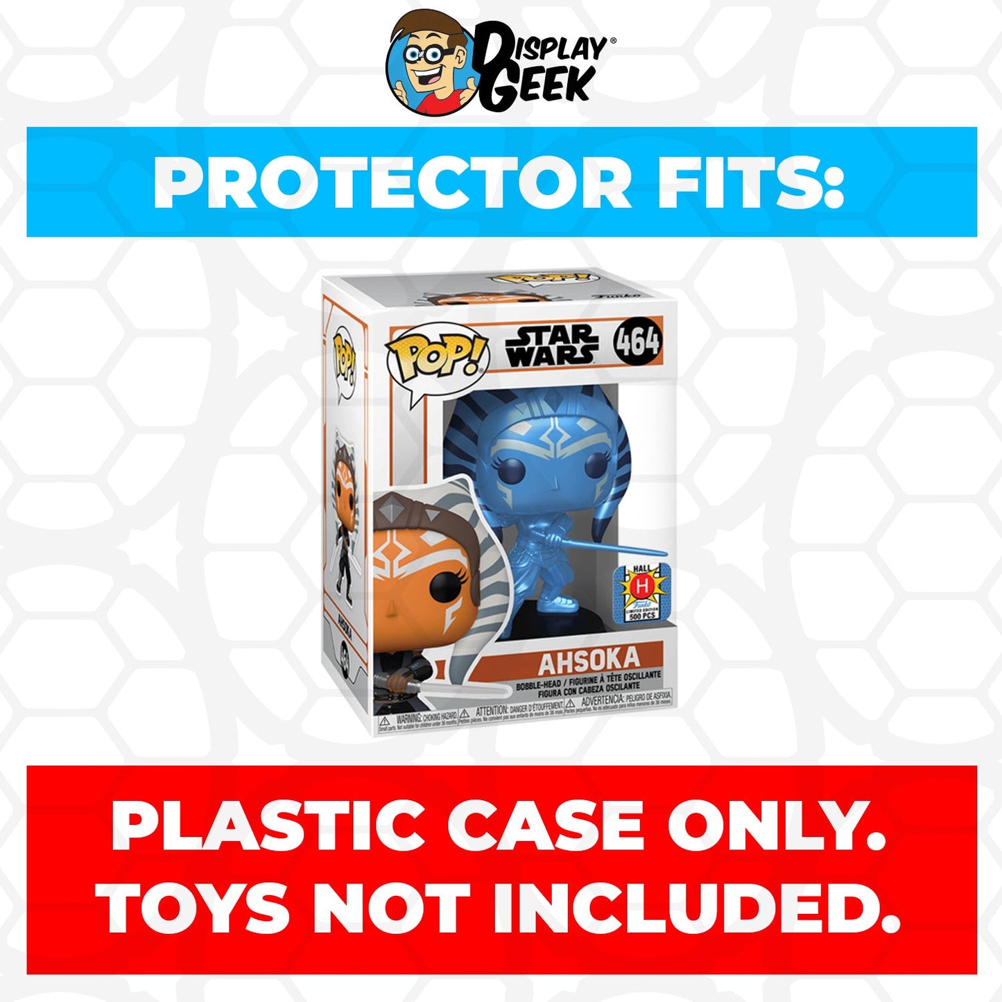 10 Pack of Pop Protector for 4 inch Standard Funko Pops on The Protector Guide App by Display Geek