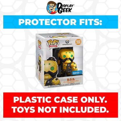 Pop Protector for 6 inch B.O.B. Gold Metallic #558 Super Funko Pop - PPG Pop Protector Guide Search Created by Display Geek