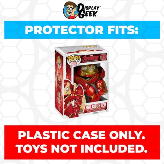 Pop Protector for 6 inch Hulkbuster #73 Super Funko Pop - PPG Pop Protector Guide Search Created by Display Geek