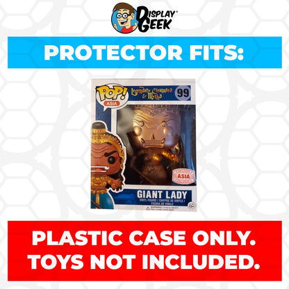 Pop Protector for 6 inch Giant Lady Gold #99 Super Funko Pop - PPG Pop Protector Guide Search Created by Display Geek