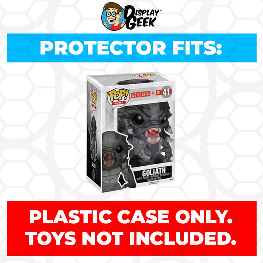 Pop Protector for 6 inch Goliath #41 Super Funko Pop - PPG Pop Protector Guide Search Created by Display Geek