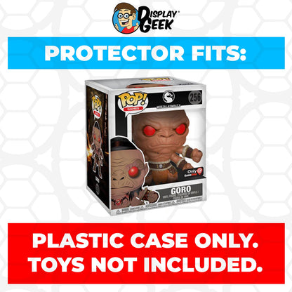 Pop Protector for 6 inch Goro #256 Super Funko Pop - PPG Pop Protector Guide Search Created by Display Geek