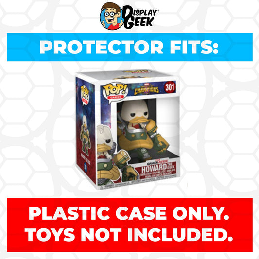 Pop Protector for 6 inch Howard The Duck #301 Super Funko Pop - PPG Pop Protector Guide Search Created by Display Geek