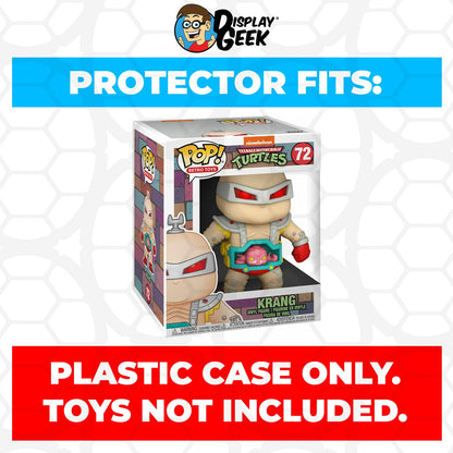 Pop Protector for 6 inch Krang EE #72 TMNT Super Funko Pop - PPG Pop Protector Guide Search Created by Display Geek