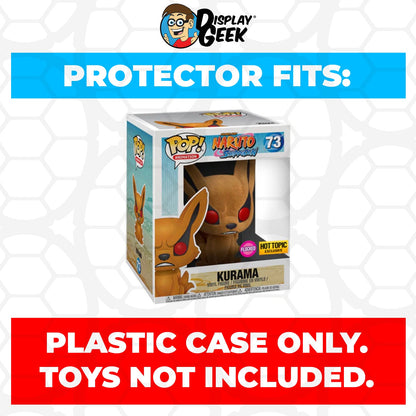 Pop Protector for 6 inch Kurama Flocked #73 Super Funko Pop - PPG Pop Protector Guide Search Created by Display Geek