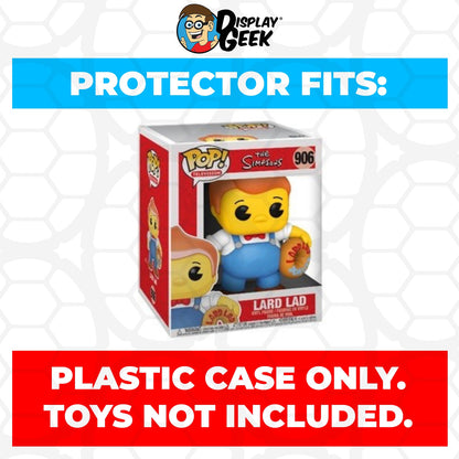 Pop Protector for 6 inch Lard Lad #906 Super Funko Pop - PPG Pop Protector Guide Search Created by Display Geek