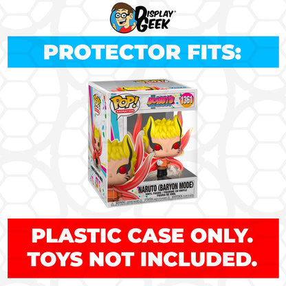 Pop Protector for 6 inch Naruto Baryon Mode #1361 Super Size Funko Pop - PPG Pop Protector Guide Search Created by Display Geek